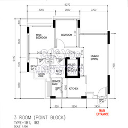 Blk 623C Punggol Central (Punggol), HDB 3 Rooms #206529091